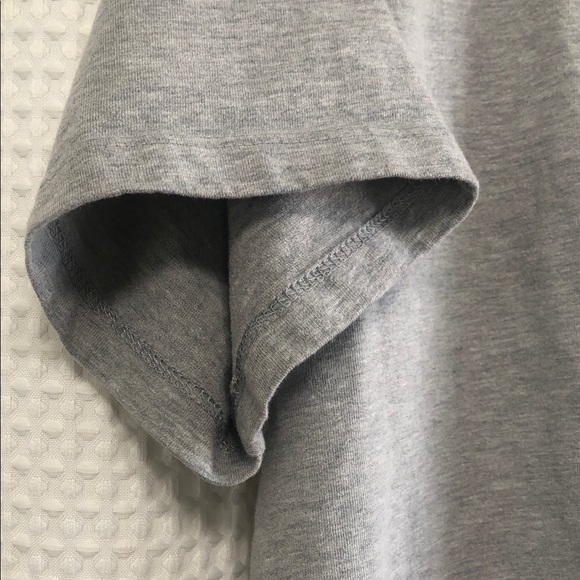 GOOD AMERICAN Gray Short Sleeve Tee - Picture 4 of 10